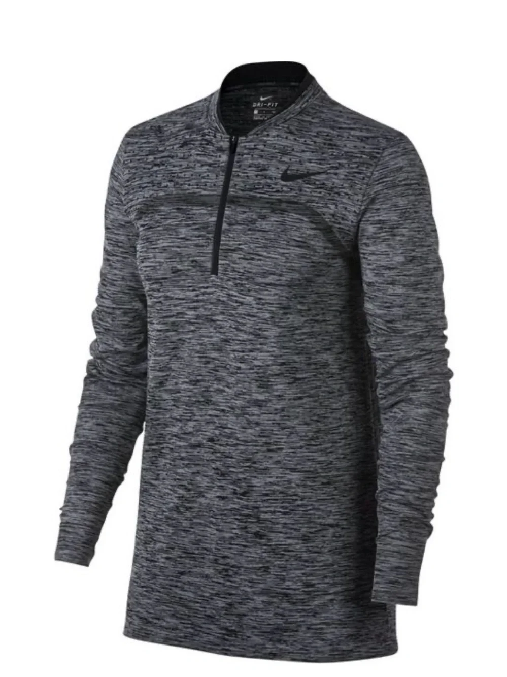 Nike Women’s Dri-fit Seamless Quarter Zip Layering Pullover Golf/Running/Tennis